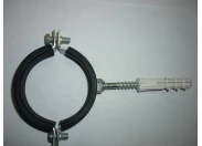 Кронштейн 2' д/стальной трубы металл с резин уплотнителем