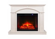 Электрокамин с широким очагом 2D Real-flame Jacomo 25,5 с очагом Sparta 25,5 LED