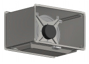 Канальный квадратный вентилятор Shuft TORNADO TWIN EC 600x350-22-E