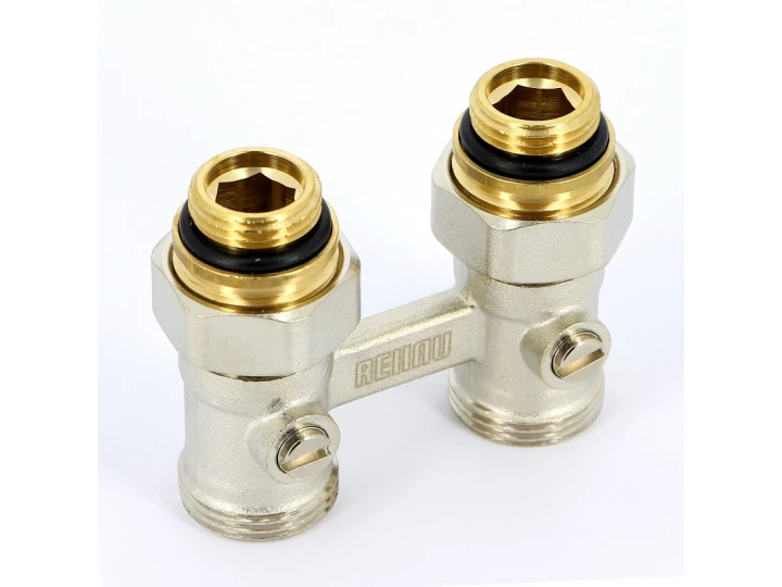 Узел НН с шаровыми кранами, REHAU 1/2\"x3/4\"EK - купить недорого в ...