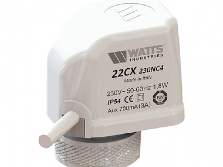 Привод термоэлектрический 22CX NA нормально открытый WATTS Ind 230В