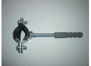 Кронштейн 1/2' д/стальной трубы металл с резин уплотнителем