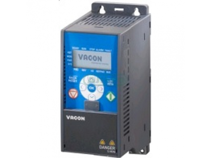 Частотный преобразователь Danfoss VACON0020-3L-0002-4+EMC2+QPES+DLRU+LLRU 0,55 кВт с ЭМС IP20 (135N0510)