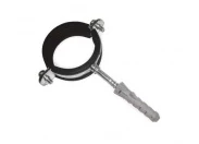 Кронштейн 63 д/стальной трубы металл с резин уплотнителем  Millennium