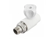 PPR Кран шаровой Valfex прямой для радиатора 20х1/2