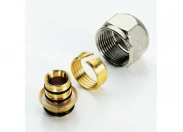 Евроконус обжим-В хромированный для коллекторных выходов  TIEMME 16х3/4" 