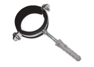 Кронштейн 1' д/стальной трубы металл с резин уплотнителем 80мм Millennium