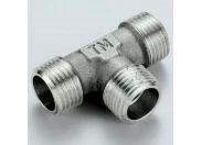 Никелированный Тройник Н TIEMME 1/2"