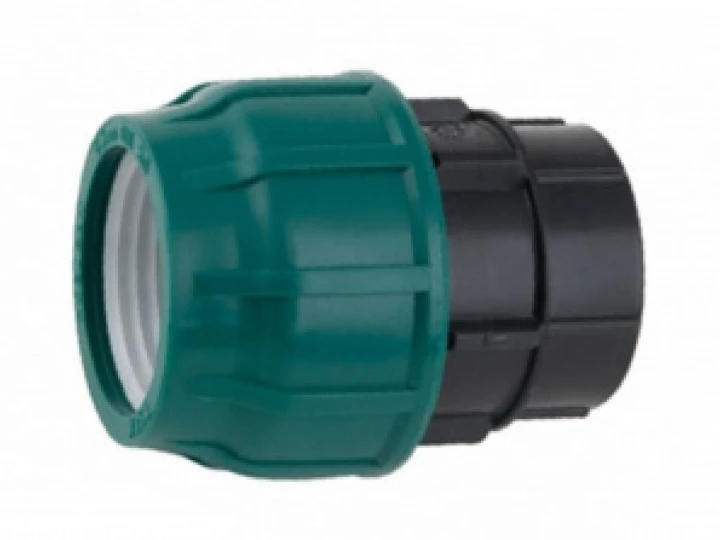 Муфта компрессионная переходная с внутренней резьбой D 63 мм х 1 1/2 ...