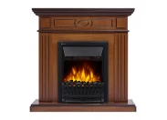Электрокамин с классическим очагом 2D Electrolux Bianco Classic Орех с очагом Classic EFP/P - 1020LS