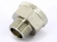 Переходник НВ никелированный TIEMME 3/8"x1/2" - Фото №1