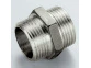 Ниппель НН никелированный TIEMME 1/2"x3/8" - Фото №1