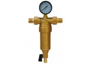 ФИЛЬТР С МАНОМЕТРОМ 1/2, ДЛЯ ГОРЯЧЕЙ ВОДЫ