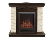 Электрокамин с классическим очагом 2D Real-flame Elford Corner STD/EUG с очагом Eugene
