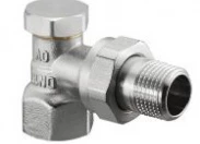 Запорнобалансировочный вентиль Oventrop Combi 2 DN-15 1/2" ВН угловой НГ со штуцером