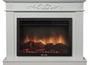 Электрокамин с широким очагом 2D Electrolux Noce 30 белый с очагом 31 дюйм (EFP/P - 3020LS)