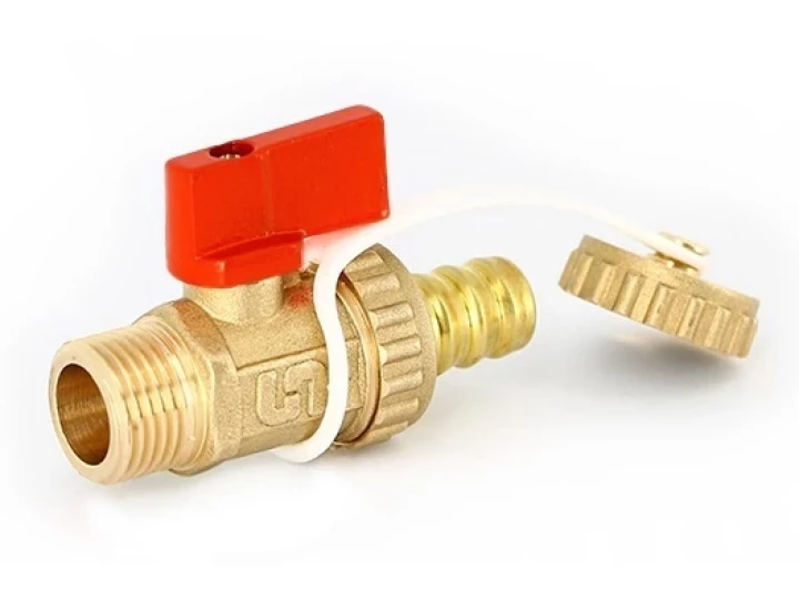 Кран спускной 12мм. Кран шаровой сливной нн 1/2 x 3/4 латунь со штуцером. Сливной шаровый клапан. Кран дренажный 1/2". Сливной шаровый клапан.