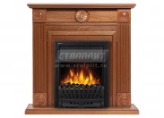 Электрокамин с классическим очагом 2D Electrolux Frame Classic шпон дуб с очагом Classic EFP/P- 1020LS