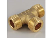 Латунь Тройник Н с плоским торцом TIEMME 1/2"