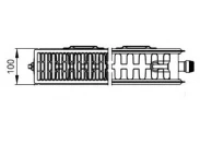 Стальной панельный радиатор Тип 33 Kermi (FTV)FKV 33 200x1200