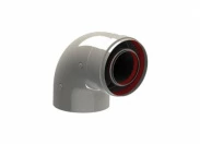 Колено коаксиал. стартовое 90 град. 60/100  